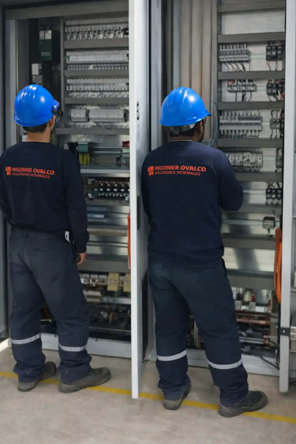 Conexionado de tableros en sala eléctrica de control y automatización  para planta de procesos Corporación Aceros Arequipa S.A